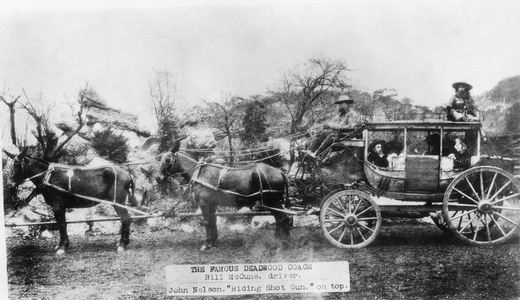 A stagecoach
