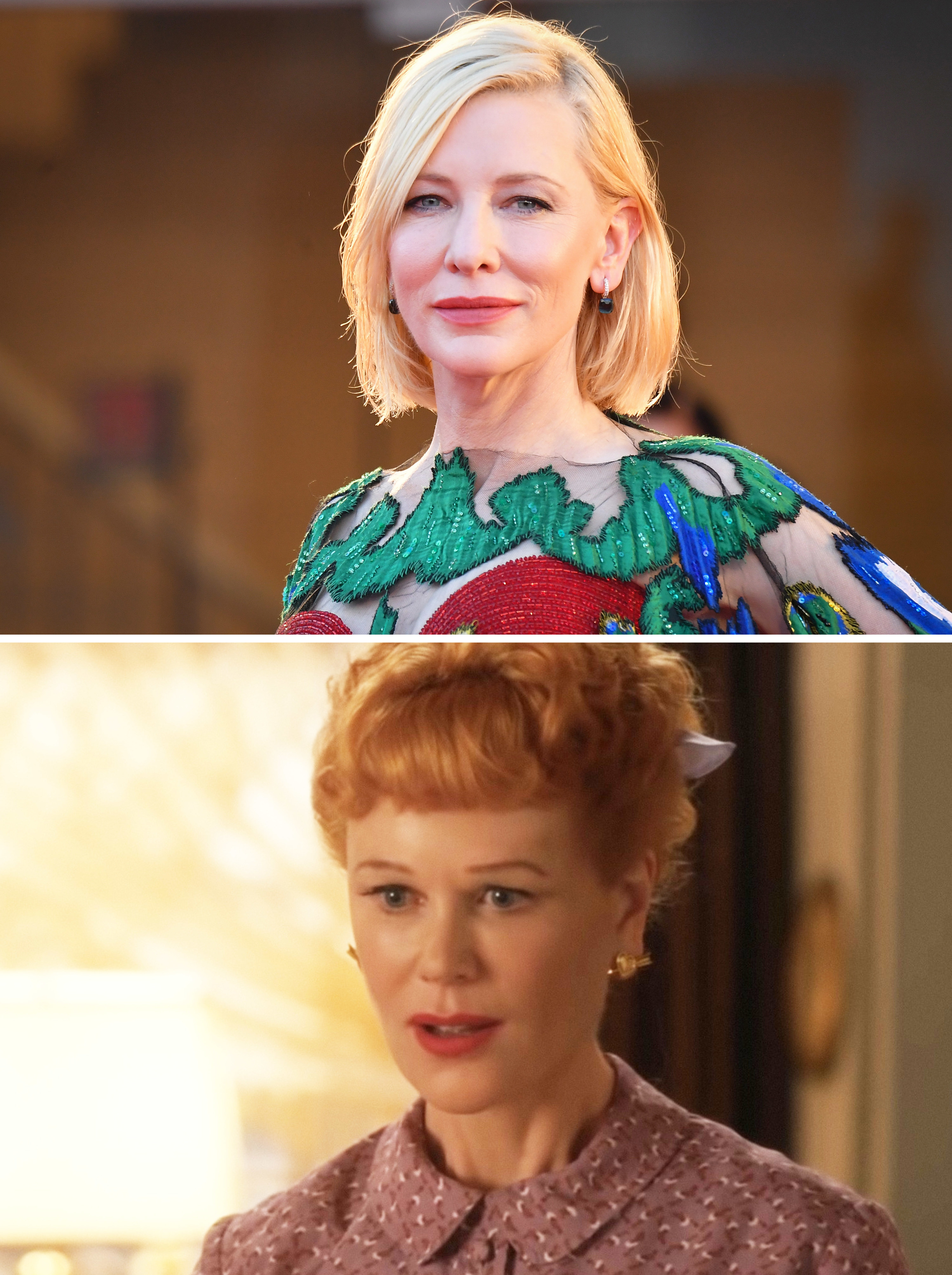 A close-up of Cate Blanchett who turned down the role that went to Nicole Kidman