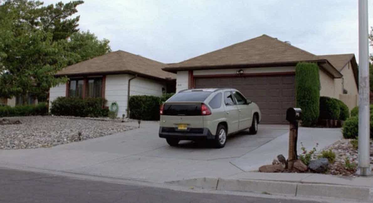 The front of Walter White's house in "Breaking Bad"