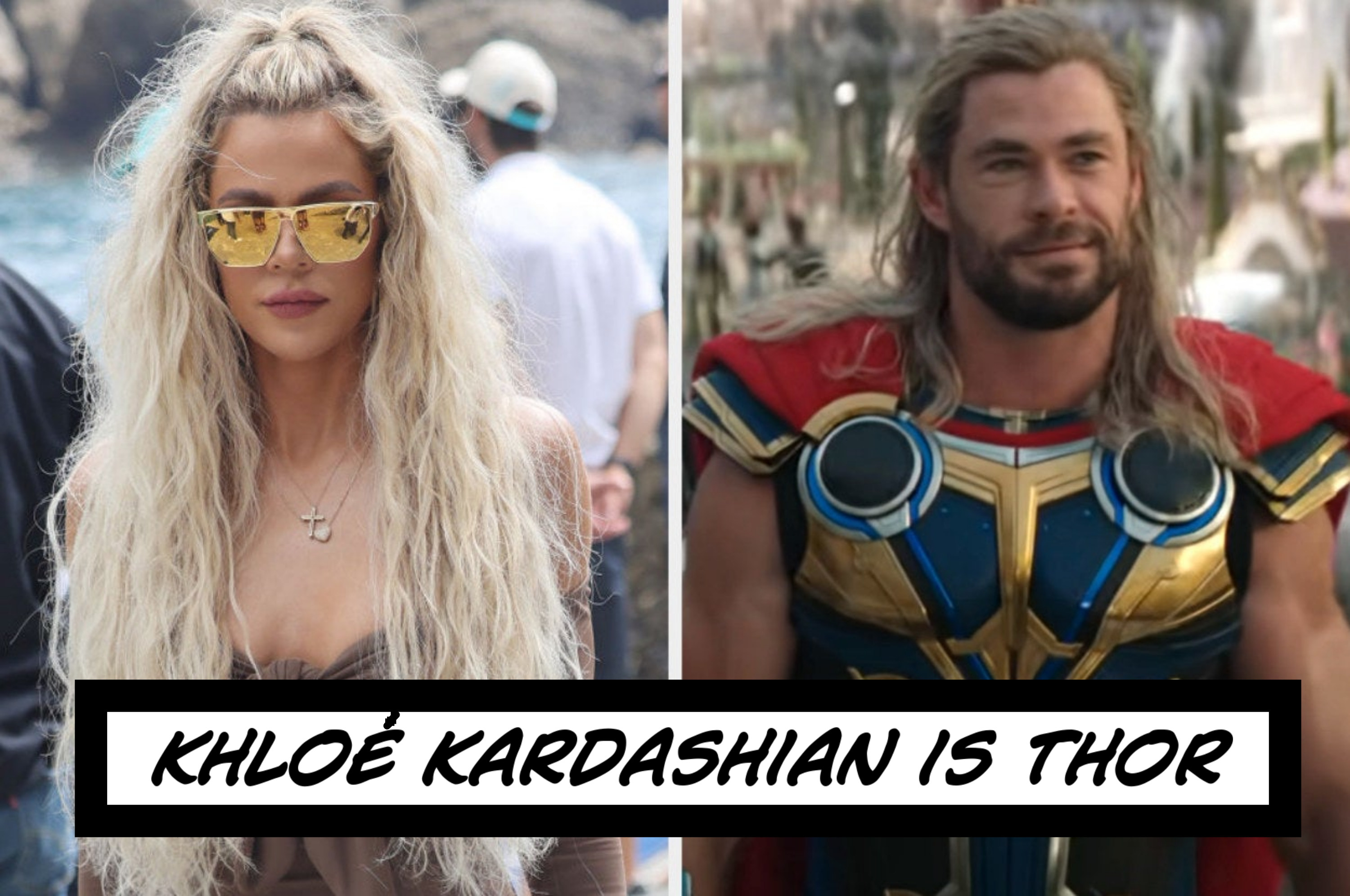 Khloé Kardashian as Thor