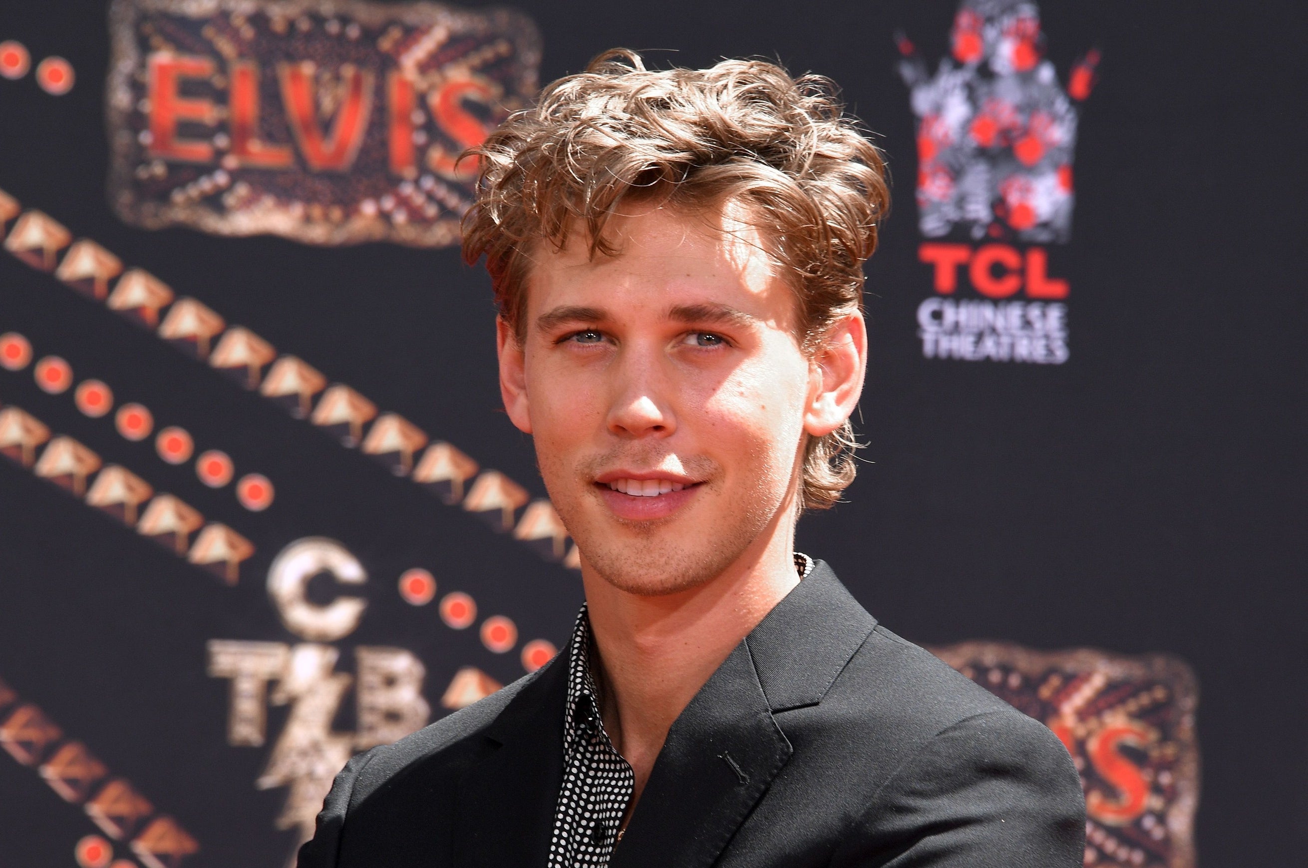 Austin Butler attending the Handprint Ceremony in June 2022