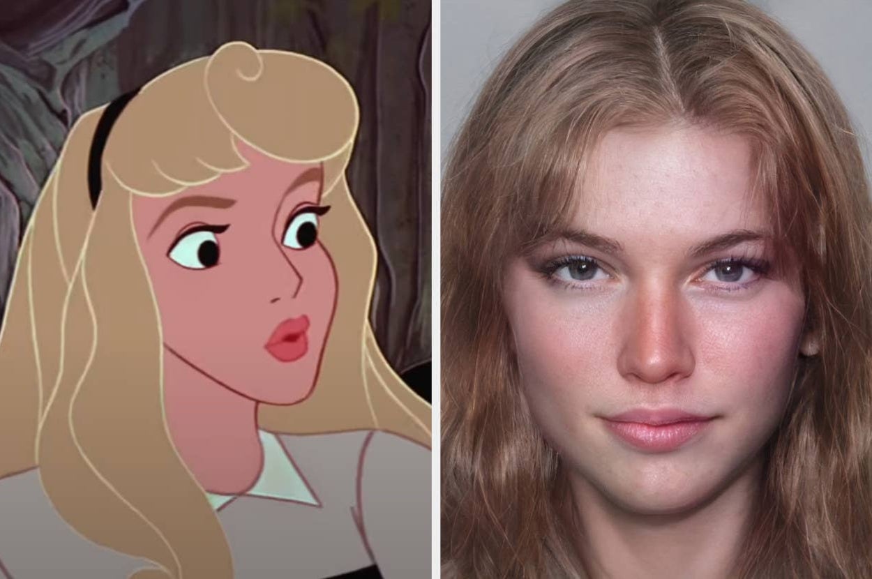 I Used AI To Show How Disney Princesses Would Look IRL, image size:1250x830