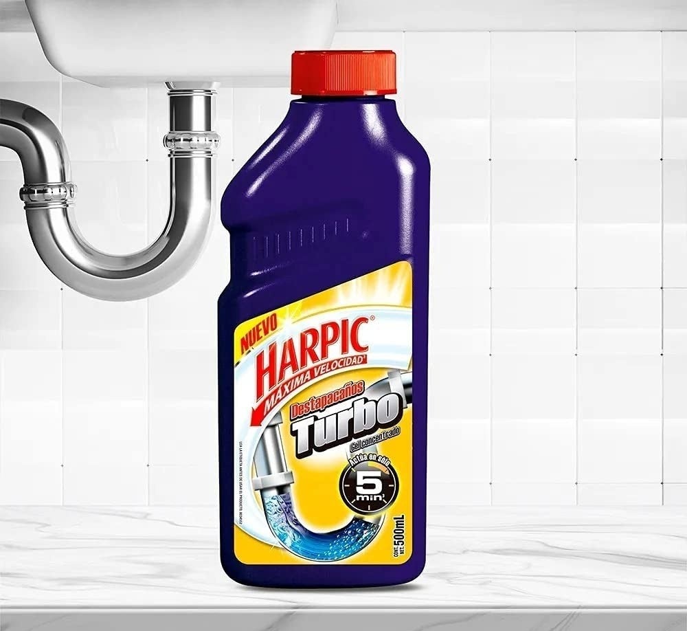 Gel destapacaños Harpic Destop