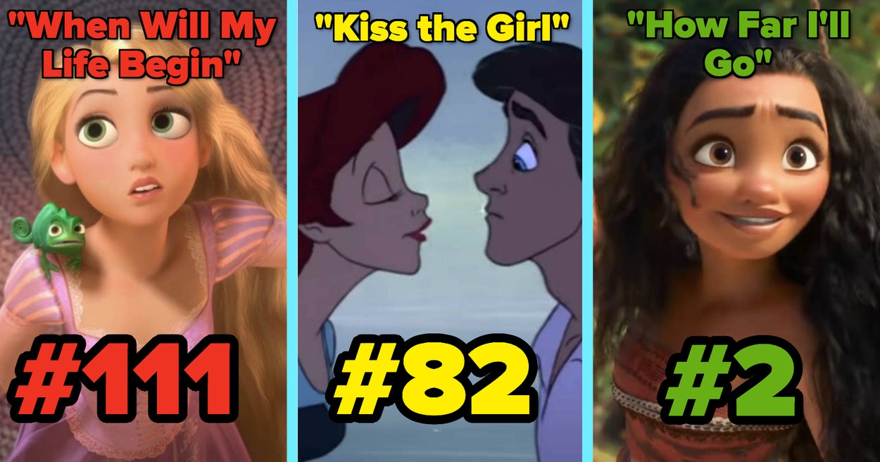 I Ranked All 194 Disney Songs And "Let It Go" Isn't Even In The Top 20