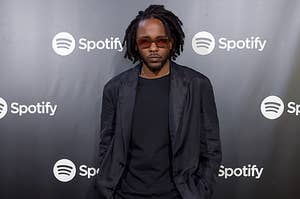 肯德里克·拉马尔（Kendrick Lamar）在Spotify的后台