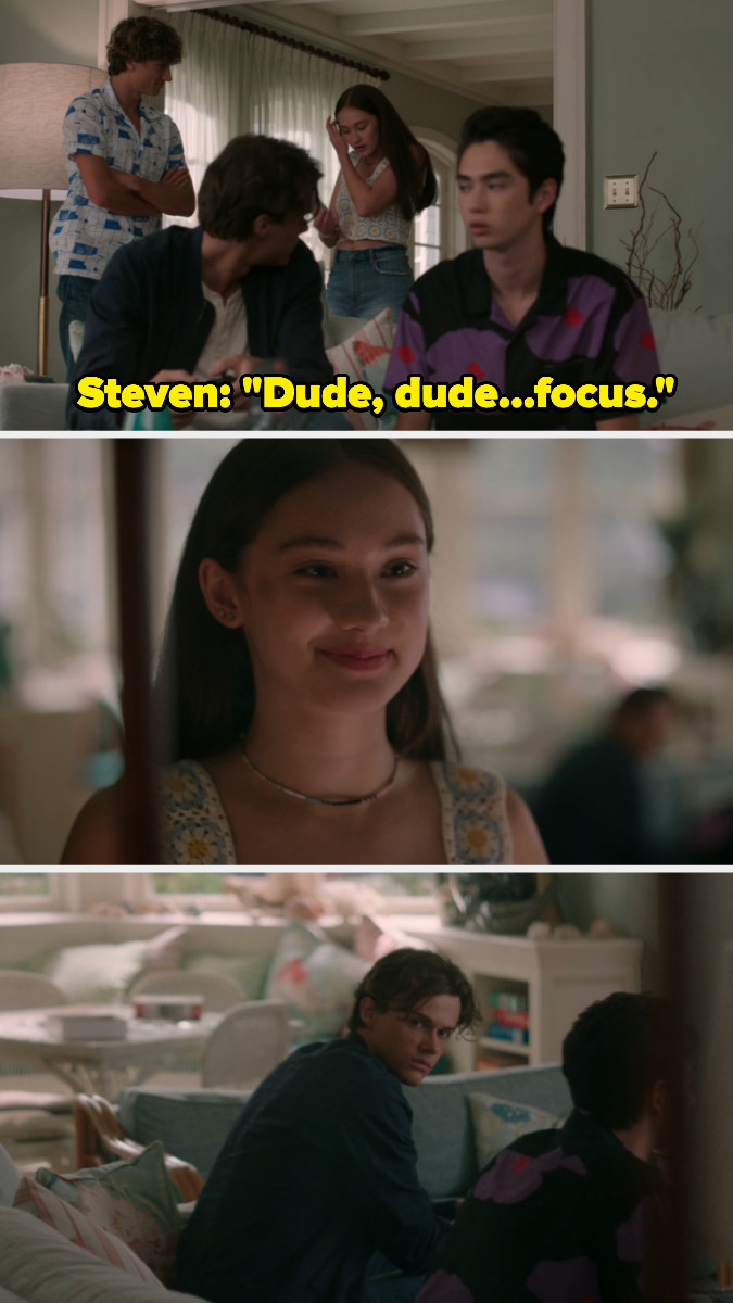 Steven tells Conrad, &quot;Dude, dude, focus&quot;