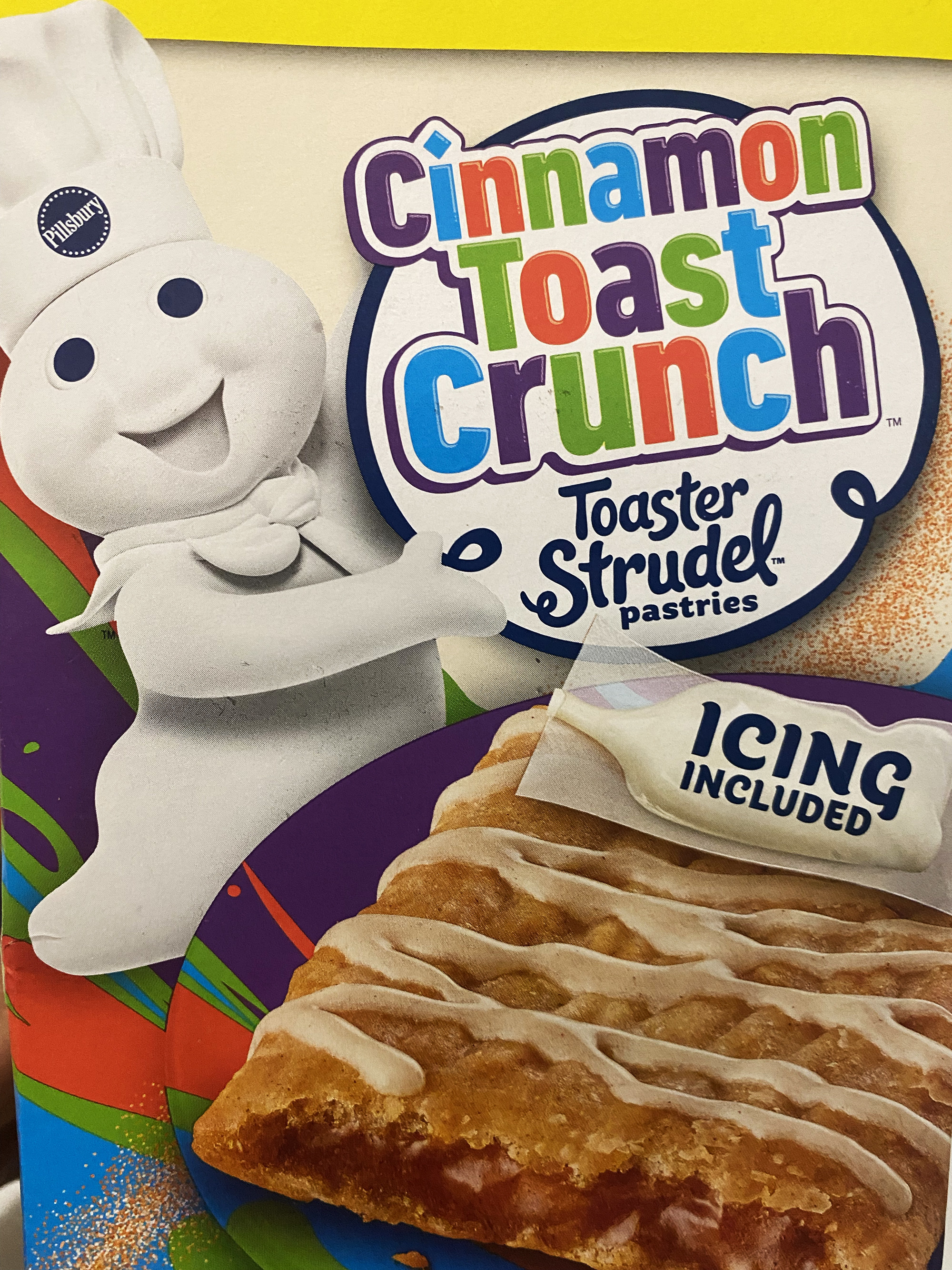 Cinnamon Toast Crunch Toaster Strudel box