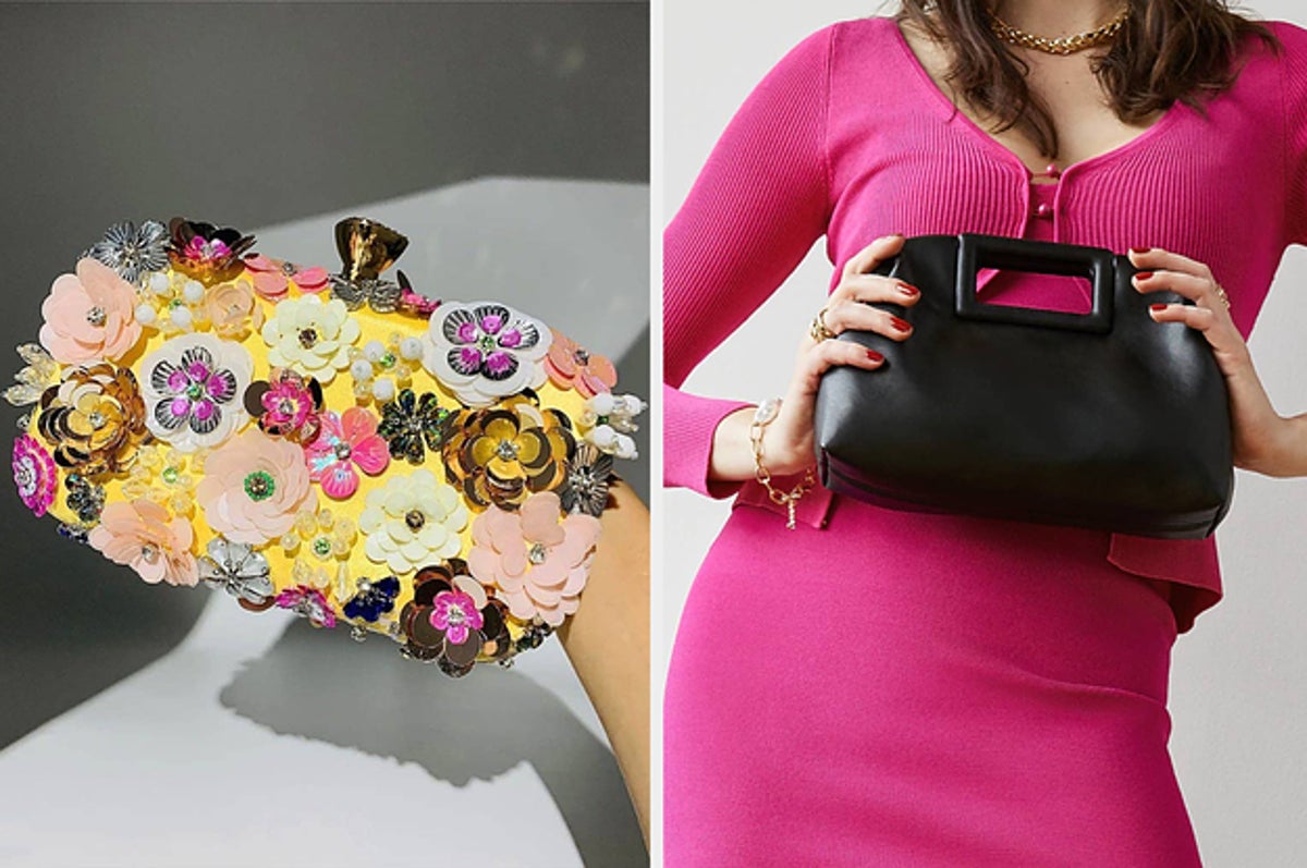 Acrylic Evening Purse For Women, Trendy Top Ring Handbag, Clutch
