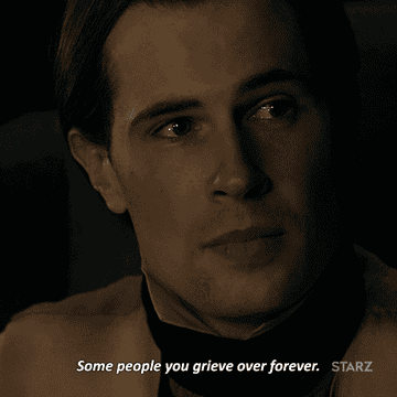 A person saying, &quot;Some people you grieve over forever&quot;