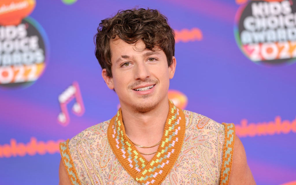 Charlie Puth attends the Nickelodeon&#x27;s Kids&#x27; Choice Awards 2022 at Barker Hangar on April 09, 2022 in Santa Monica, California