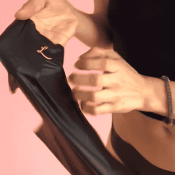 GIF demonstrating stretch of material