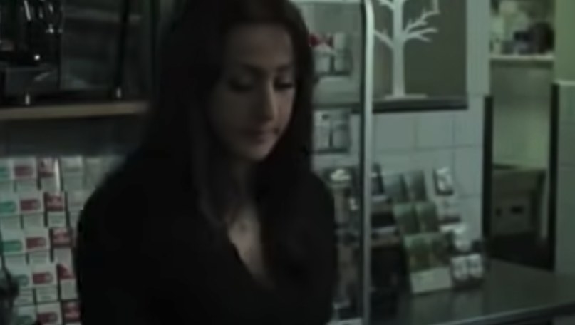 Ellen Nyqvist as a barista in The Girl with the Dragon tattoo reboot