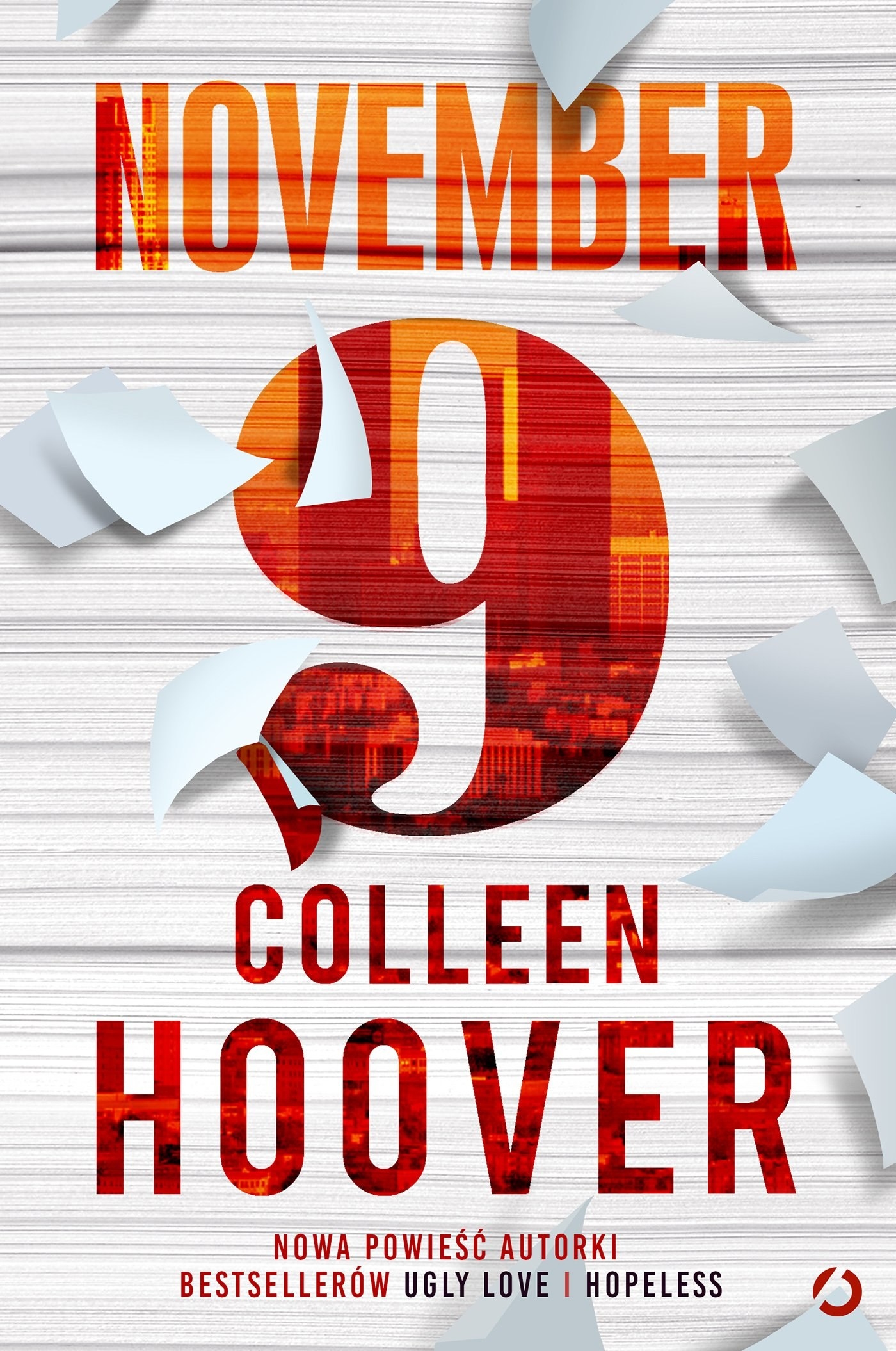 The cover of &quot;November 9&quot; by Colleen Hoover.