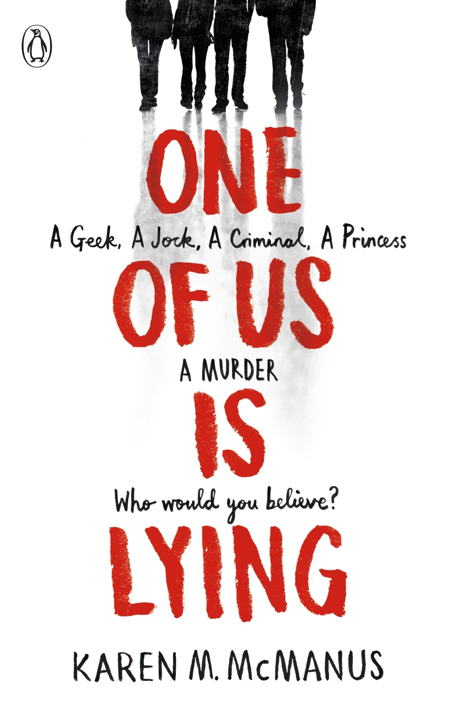 The cover of &quot;One of Us Is Lying&quot; by Karen M. McManus.