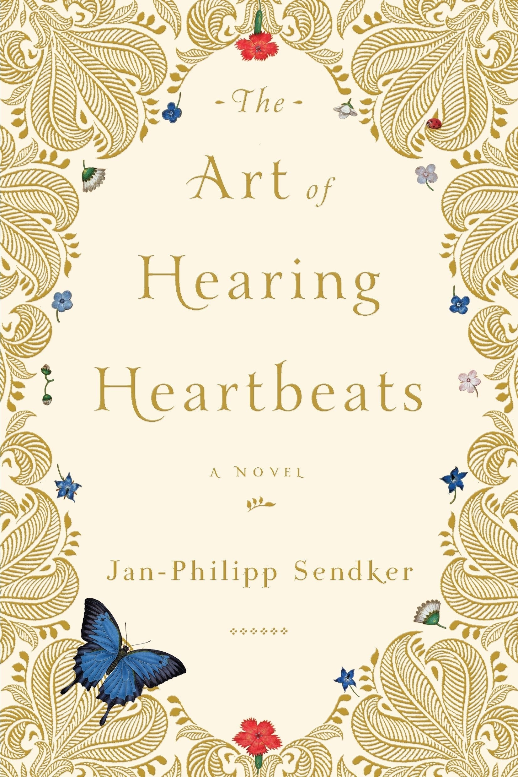 The cover of &quot;The Art of Hearing Heartbeats&quot; by Jan-Philipp Sendke.