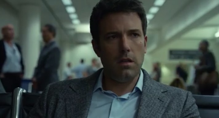 Ben Affleck looking confused in Gone Girl