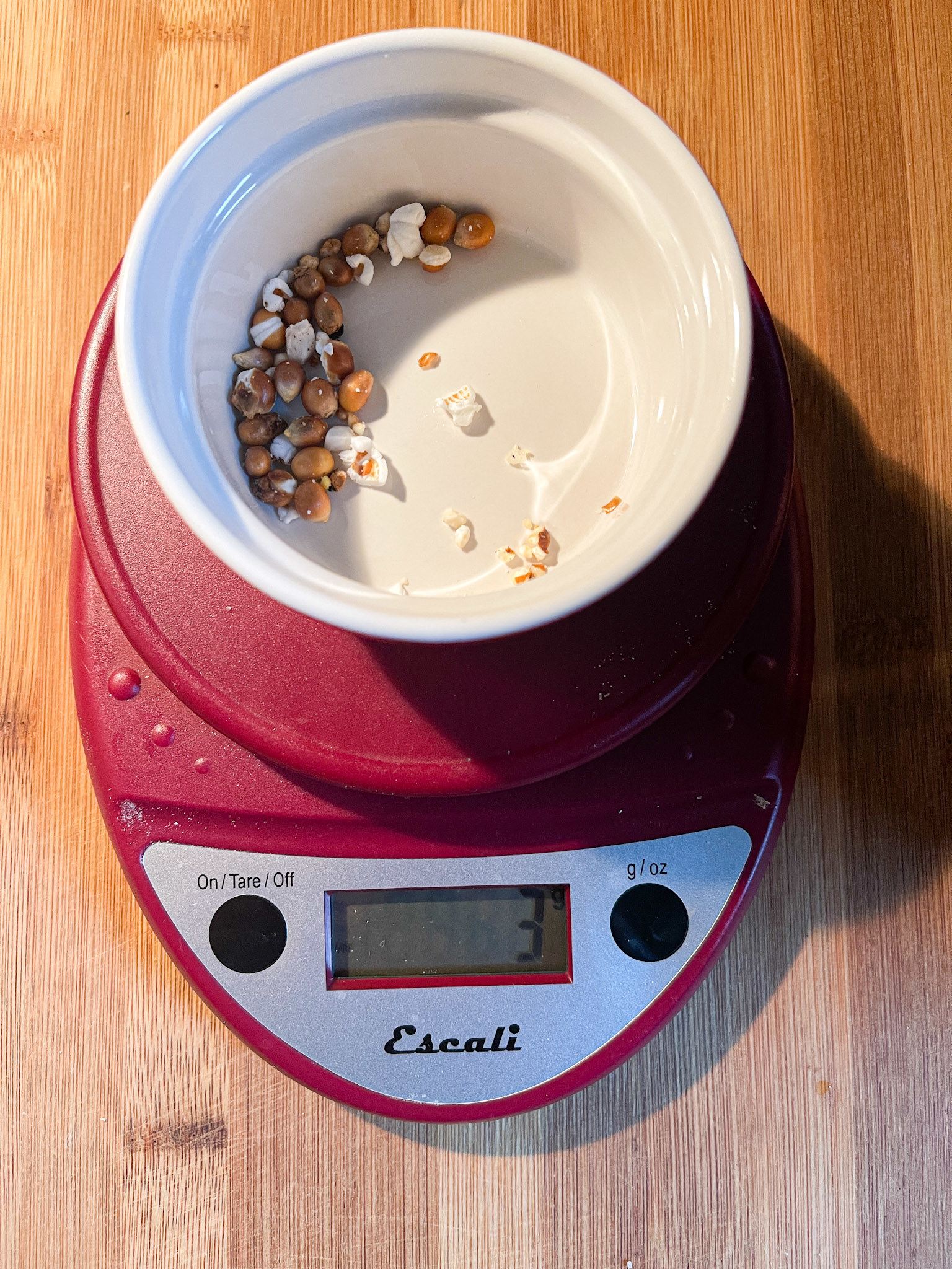 popcorn kernels in a popcorn maker