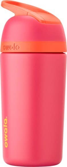Owala Kids Flip Insulated Stainless-Steel Water Bottle with Straw and  Locking Lid, 14-Ounce, Orange/Blue (Blue Citrus)