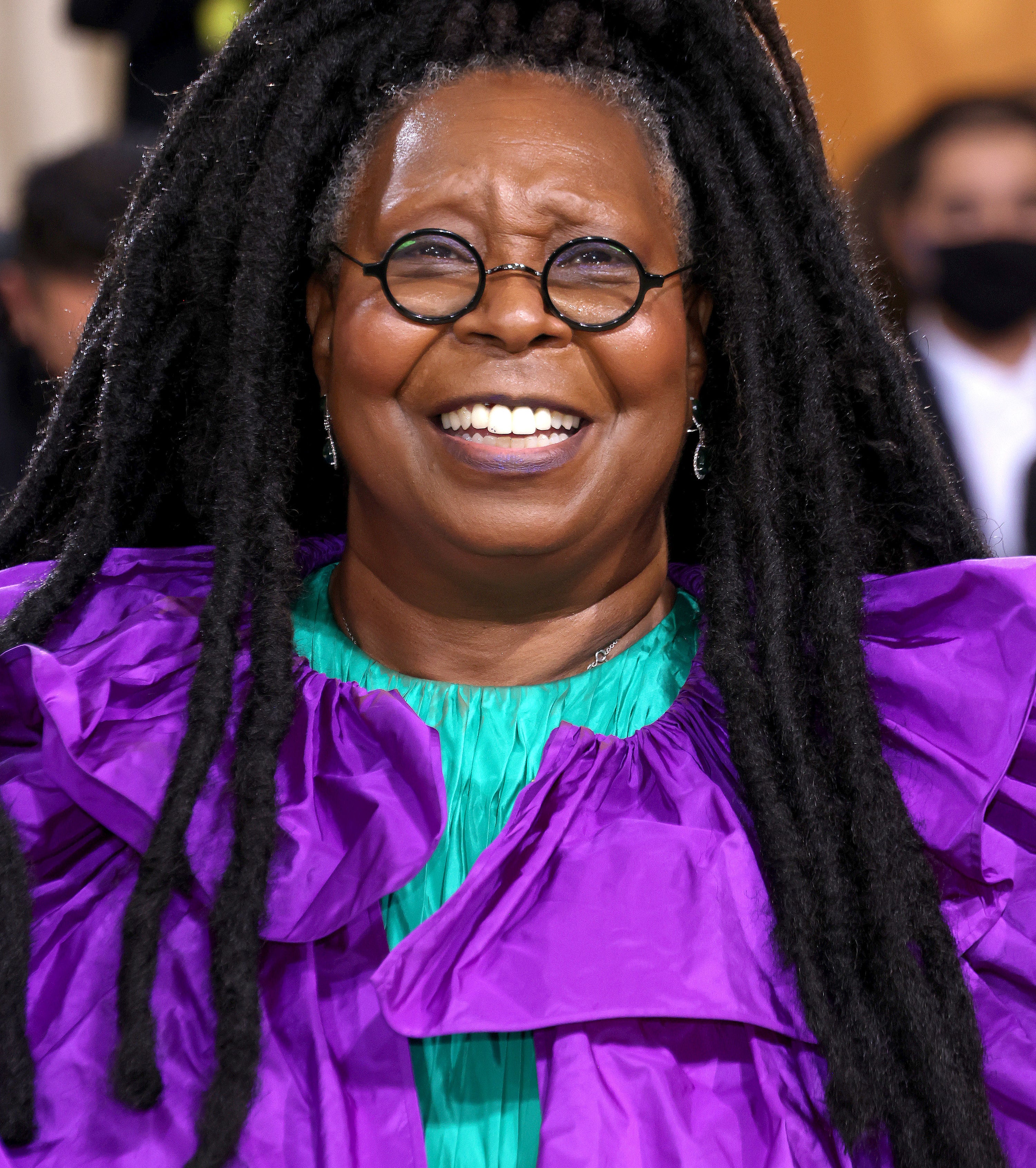 Whoopi Goldberg attends The 2021 Met Gala Celebrating In America: A Lexicon Of Fashion at Metropolitan Museum of Art on September 13, 2021