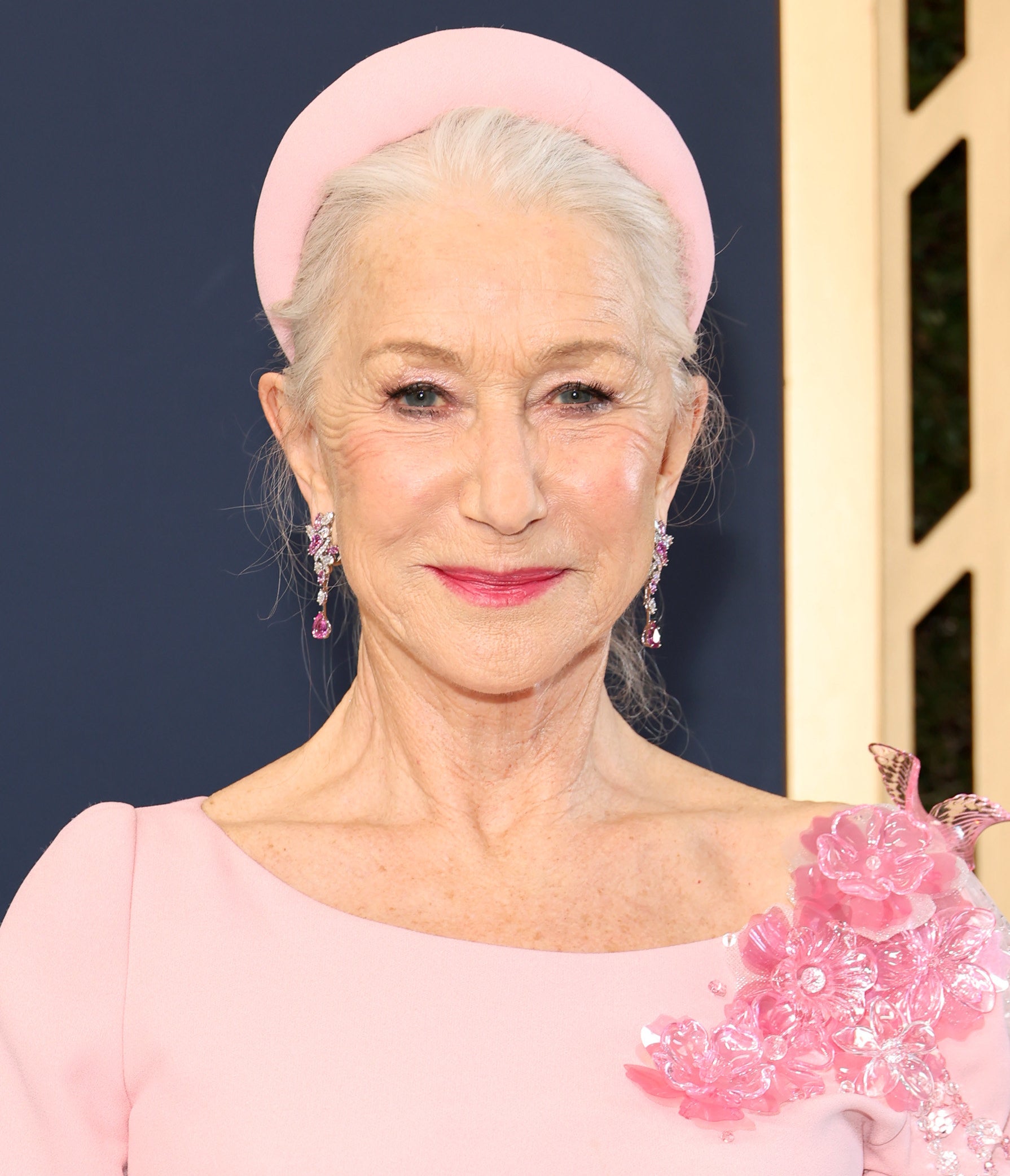 Helen Mirren attends the 28th Annual Screen Actors Guild Awards at Barker Hangar on February 27, 2022
