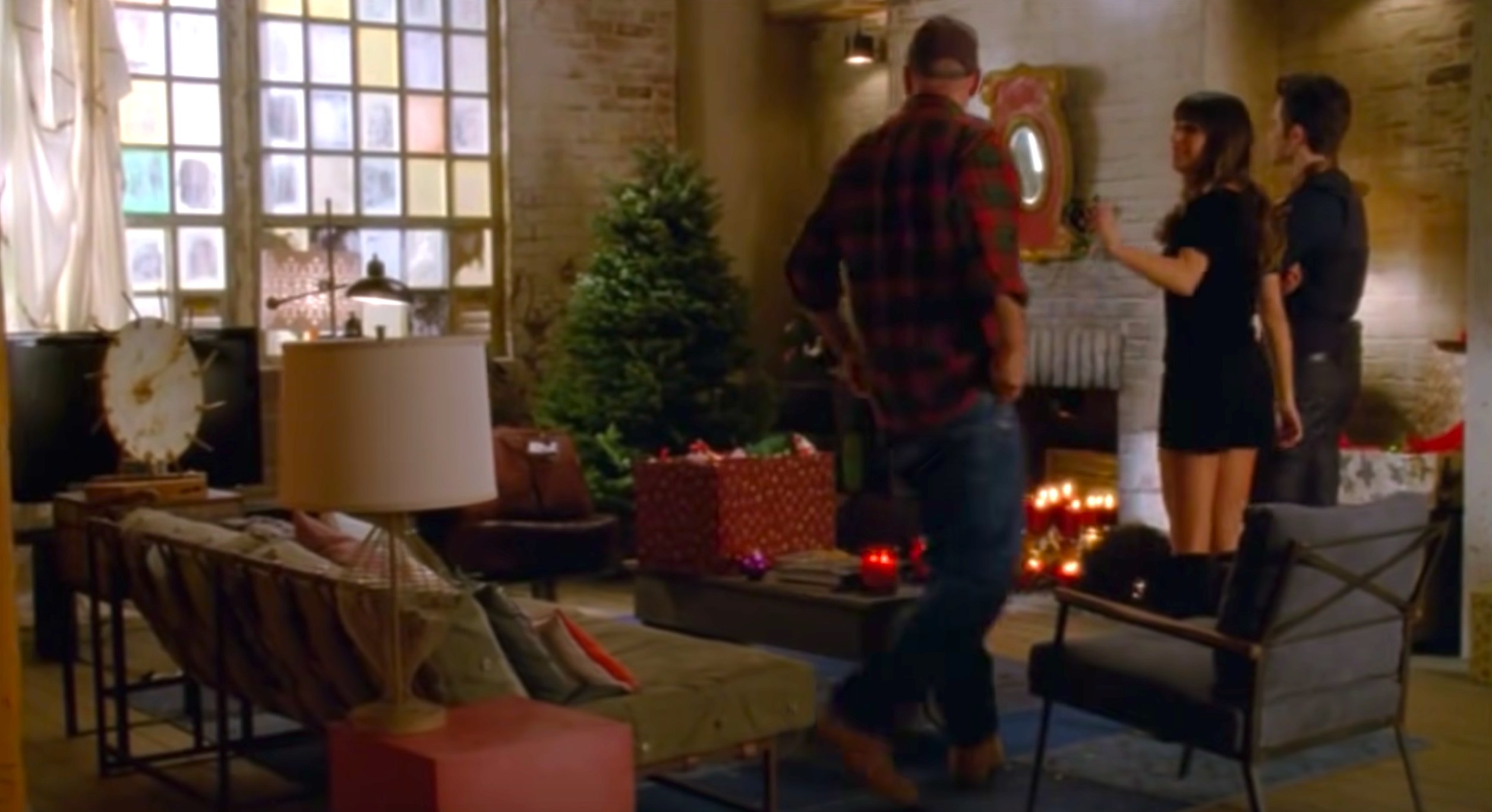 Rachel and Kurt in their spacious loft in &quot;Glee&quot;