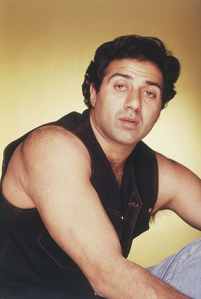 Sunny Deol posing for a photograph