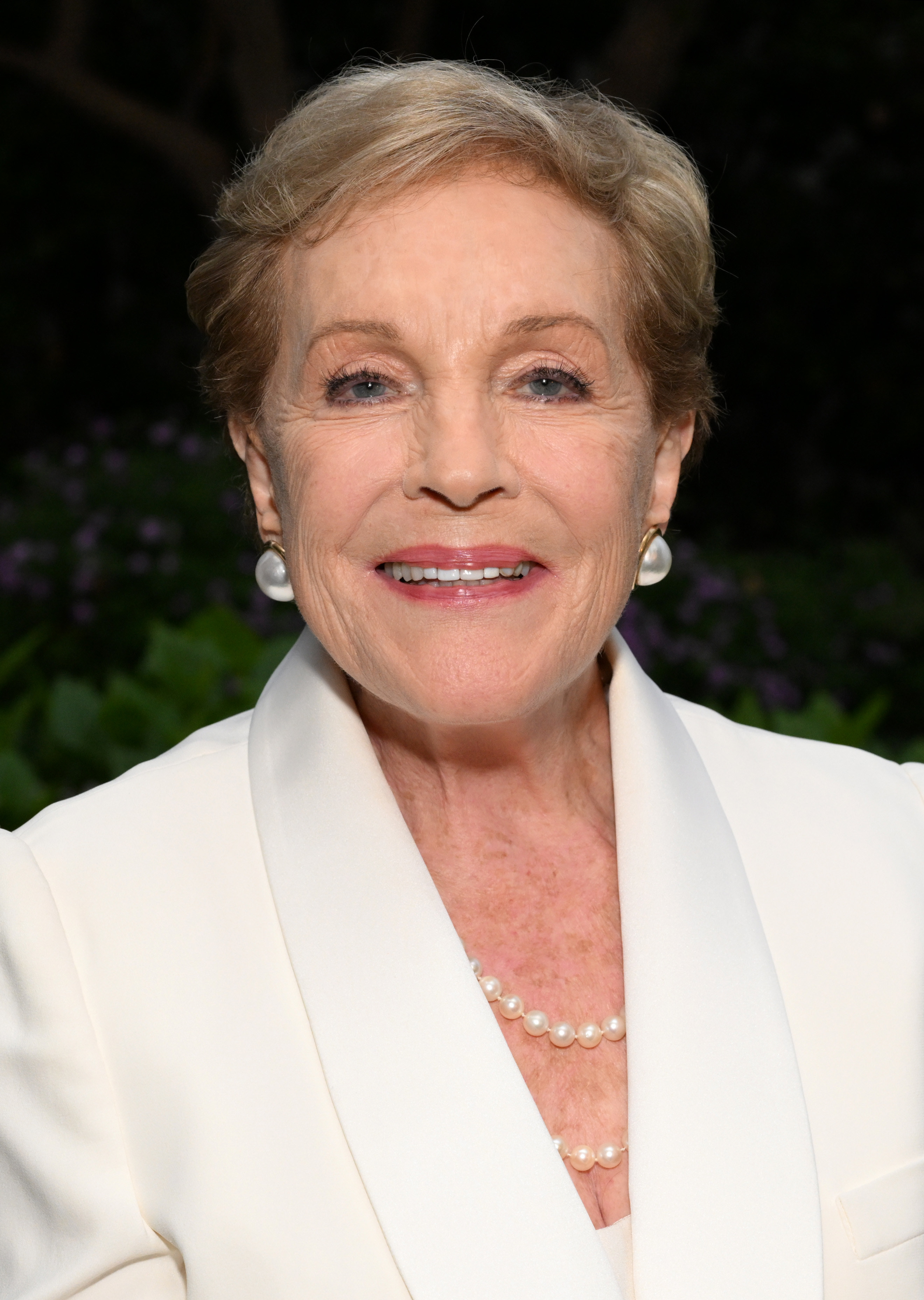 Julie Andrews attends the private cocktail reception with Life Achievement Honoree Julie Andrews at Fox Studio Lot on June 08, 2022