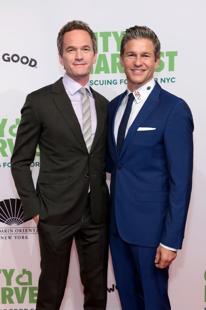 Harris and Burtka at an event