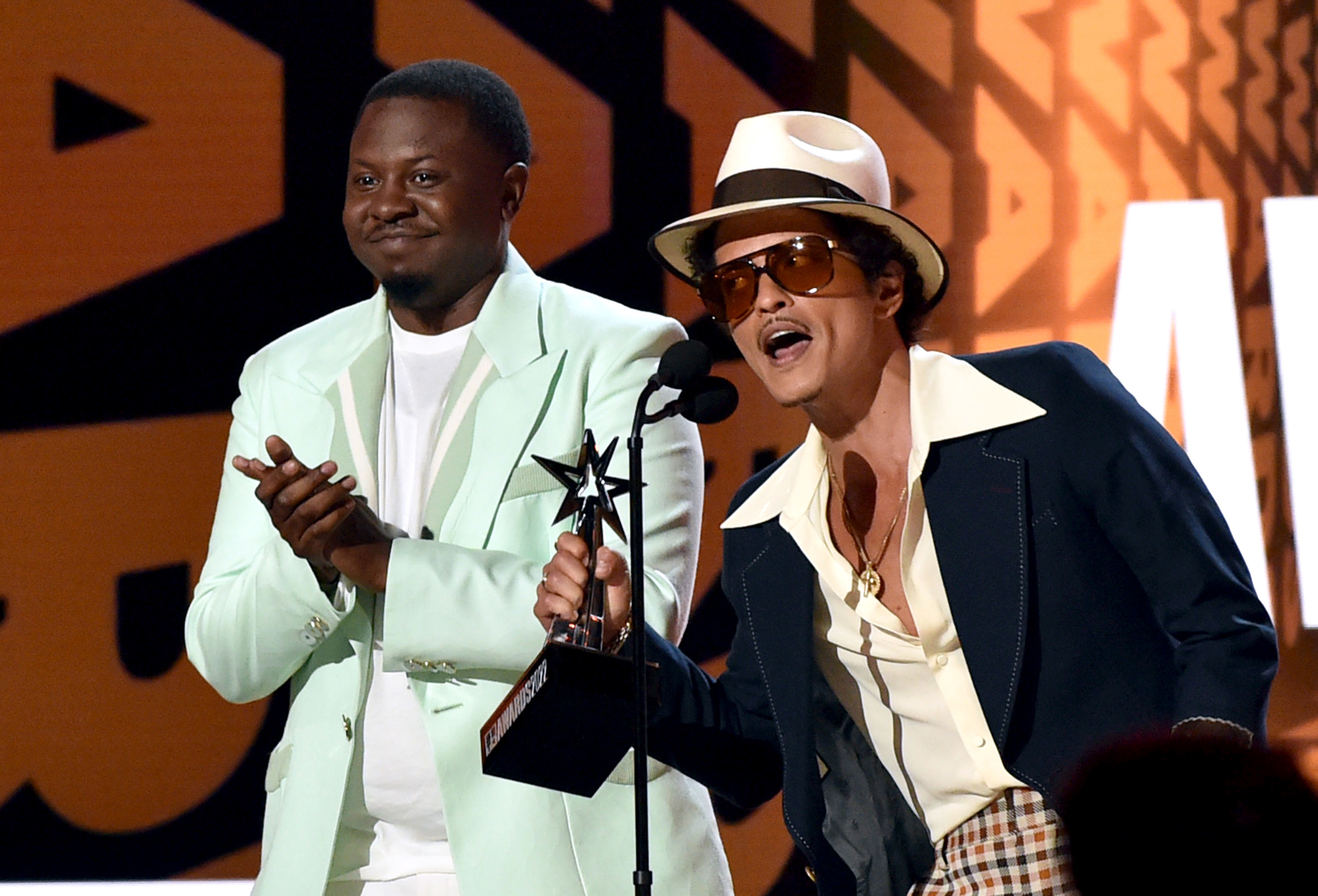 Bruno Mars at the BET Awards.