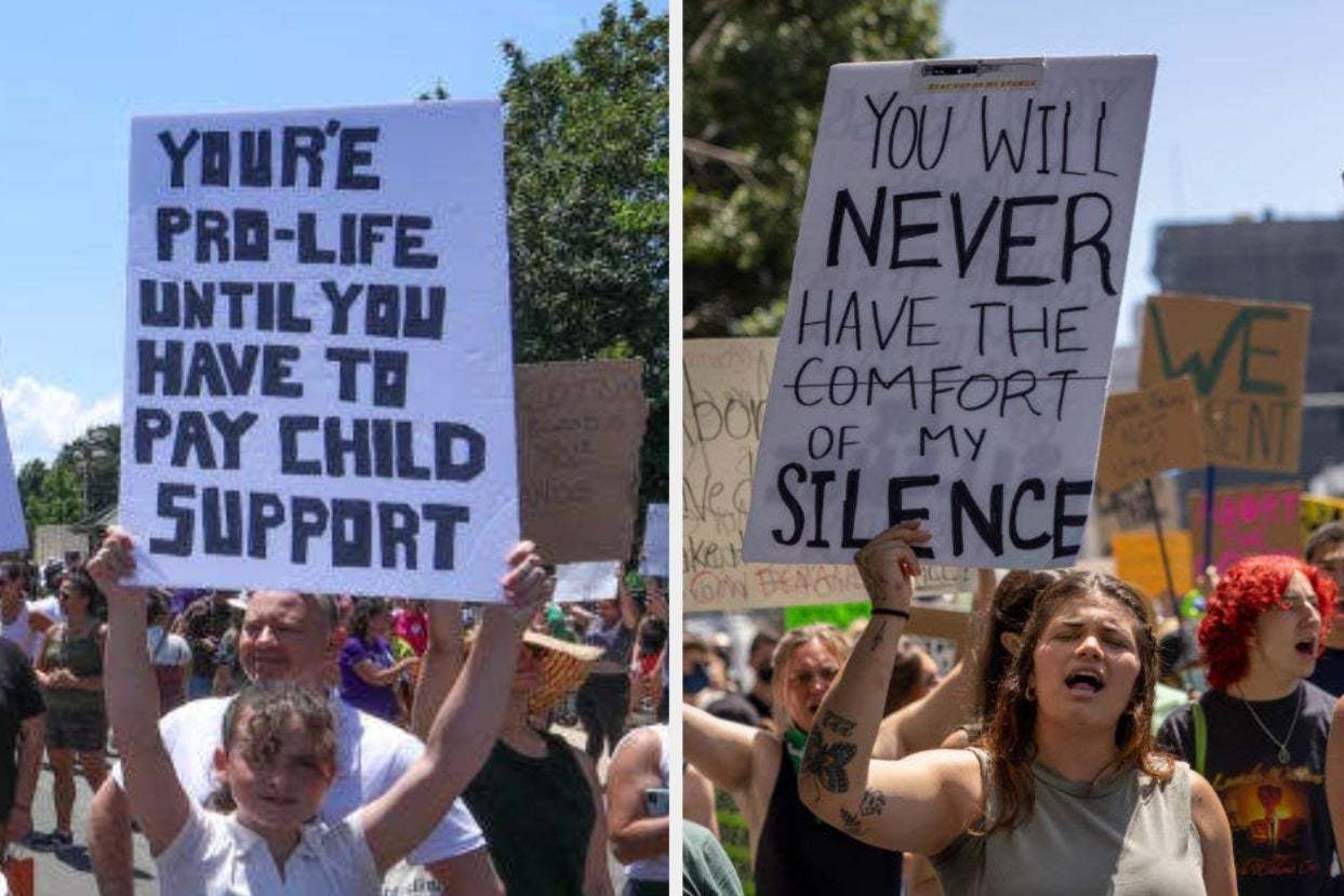 27 Pro-Abortion Rights Protest Signs From This Weekend
