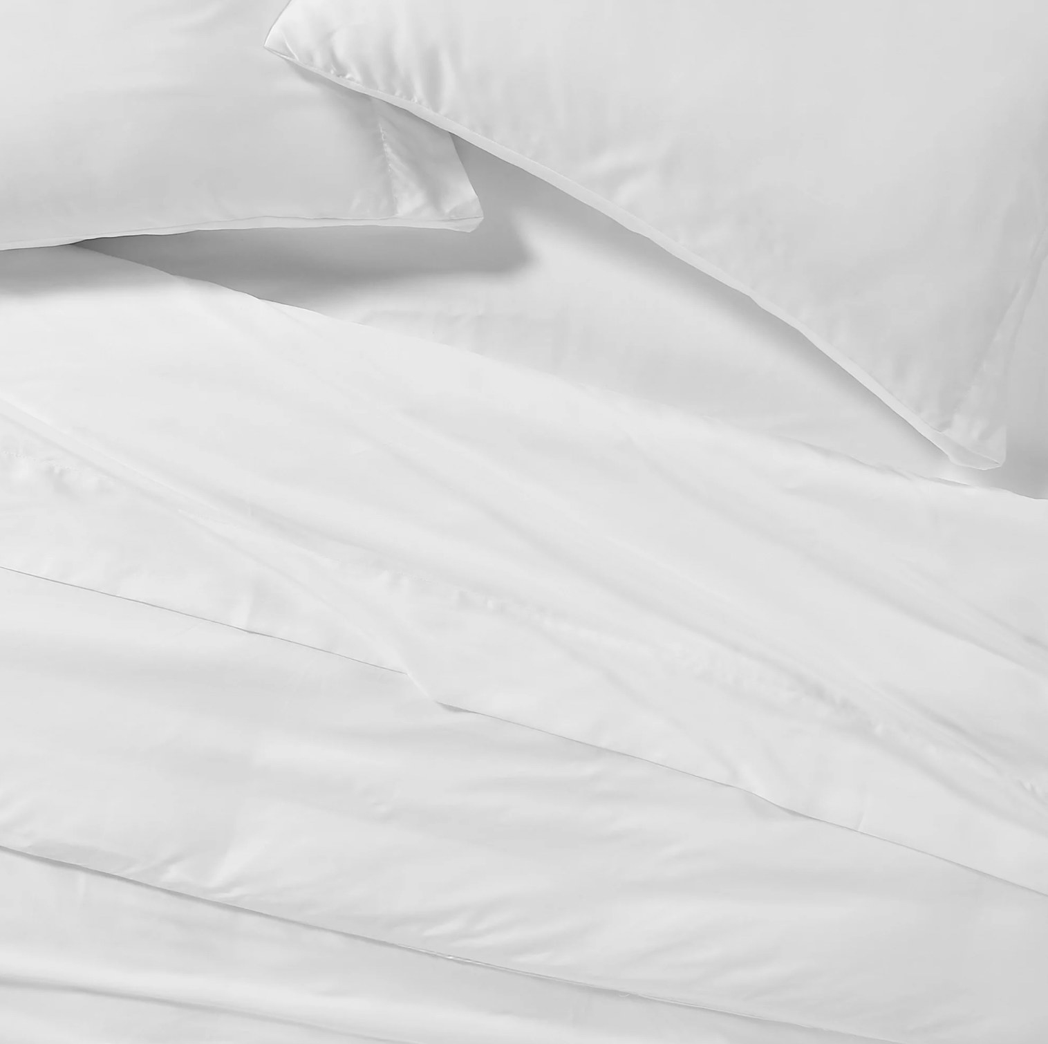 the sheets in white