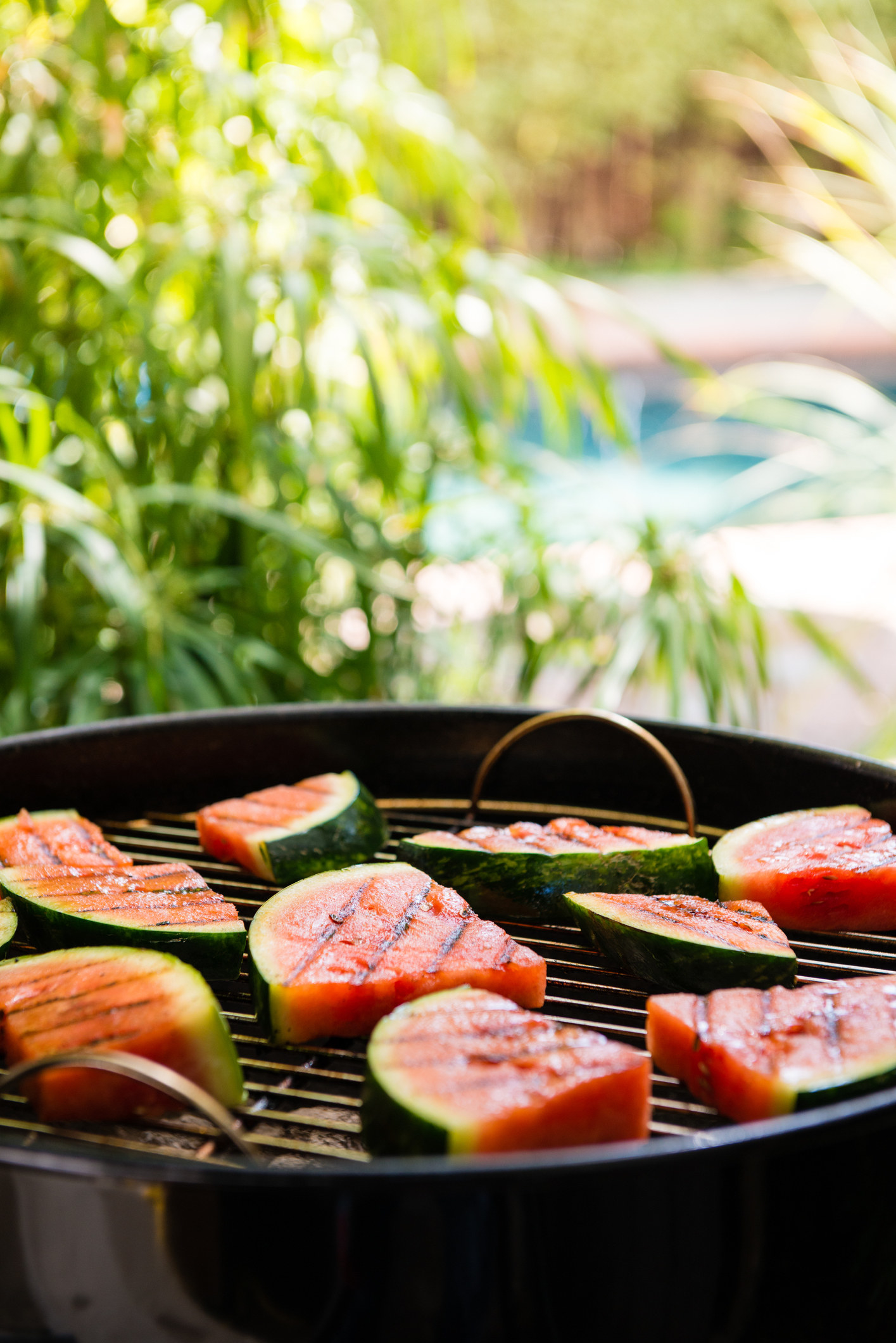 Watermelon on the grill