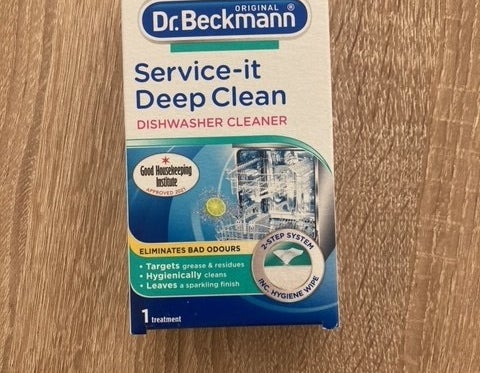 Dr. Beckmann Service-It Deep Clean Dishwasher Cleaner 75g, Washing Up &  Dishwasher Tablets