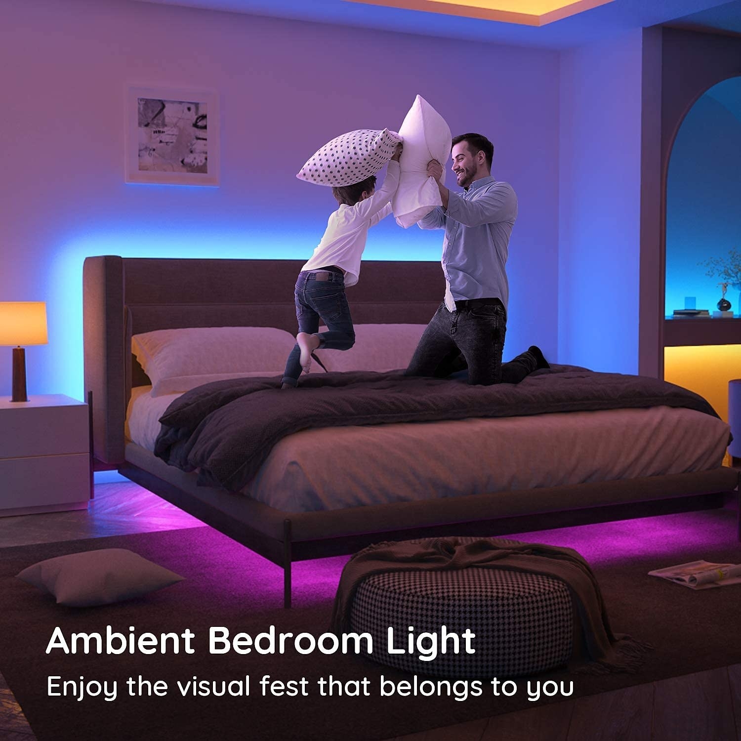 Led lights store under your bed