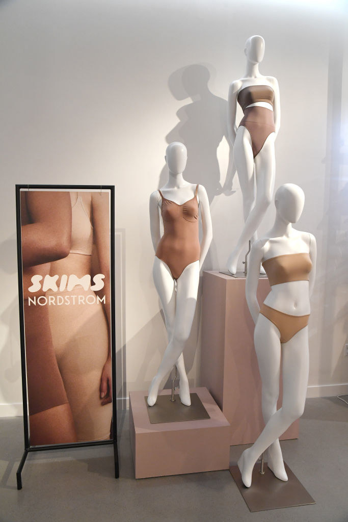 mannequins wearing skims