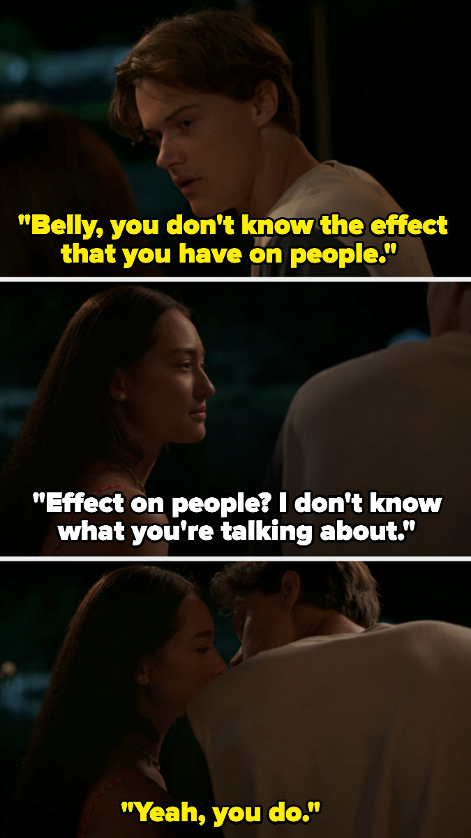 Conrad says Belly doesn&#x27;t know the effect she has on people and they almost kiss