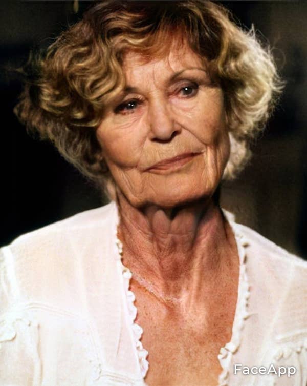 Jessica Lange looking old via AI technology