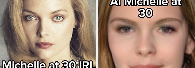 Michelle Pfeiffer at 30, AI Michelle Pfeiffer at 30