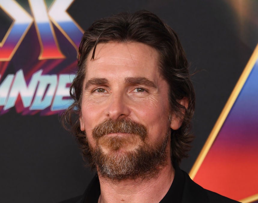 Closeup of Christian Bale