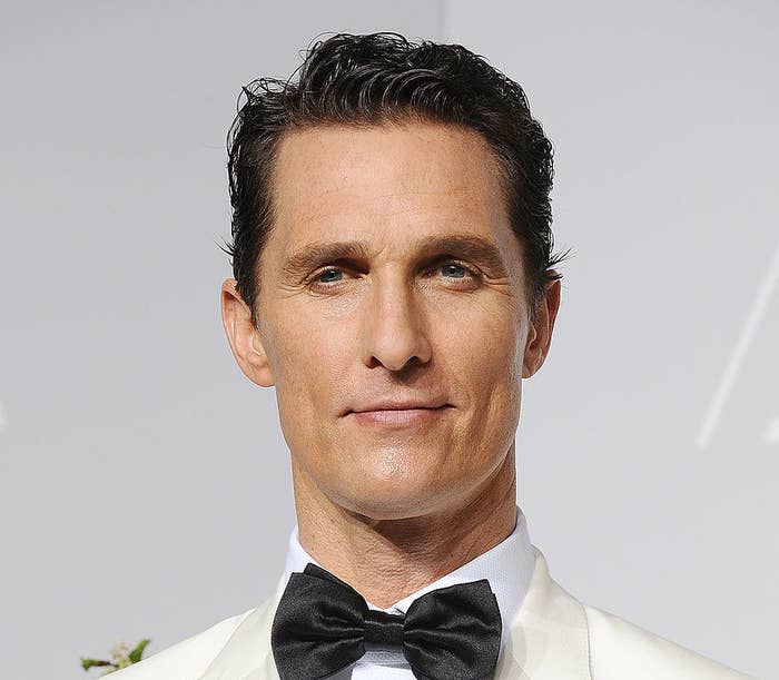 Closeup of Matthew McConaughey
