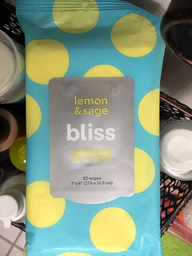 Pack of Bliss body wipes