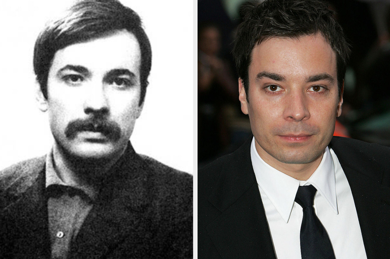 side-by-side of Mahir Cayan and Jimmy Fallon
