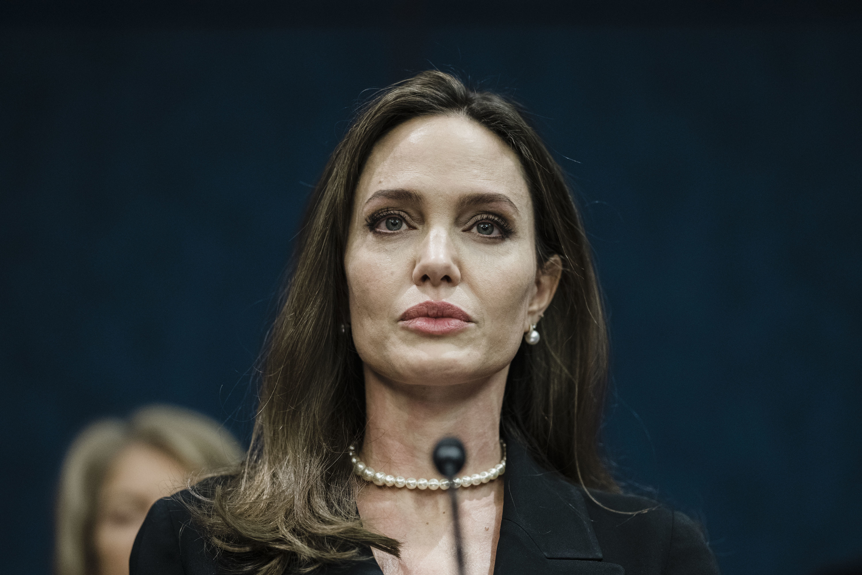 Angelina Jolie speaking