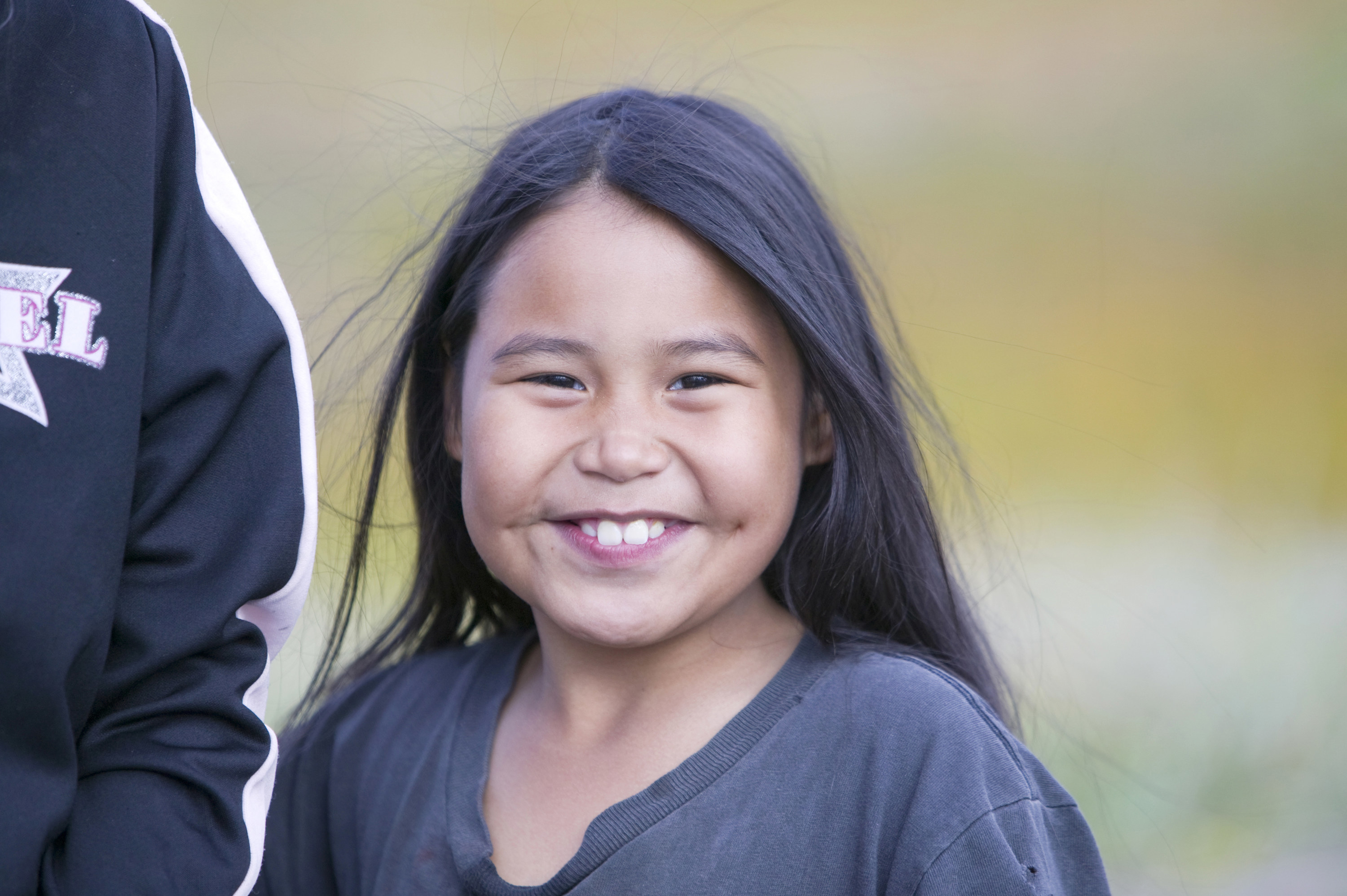 A young inuk girl