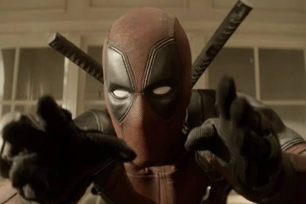 close up of deadpool