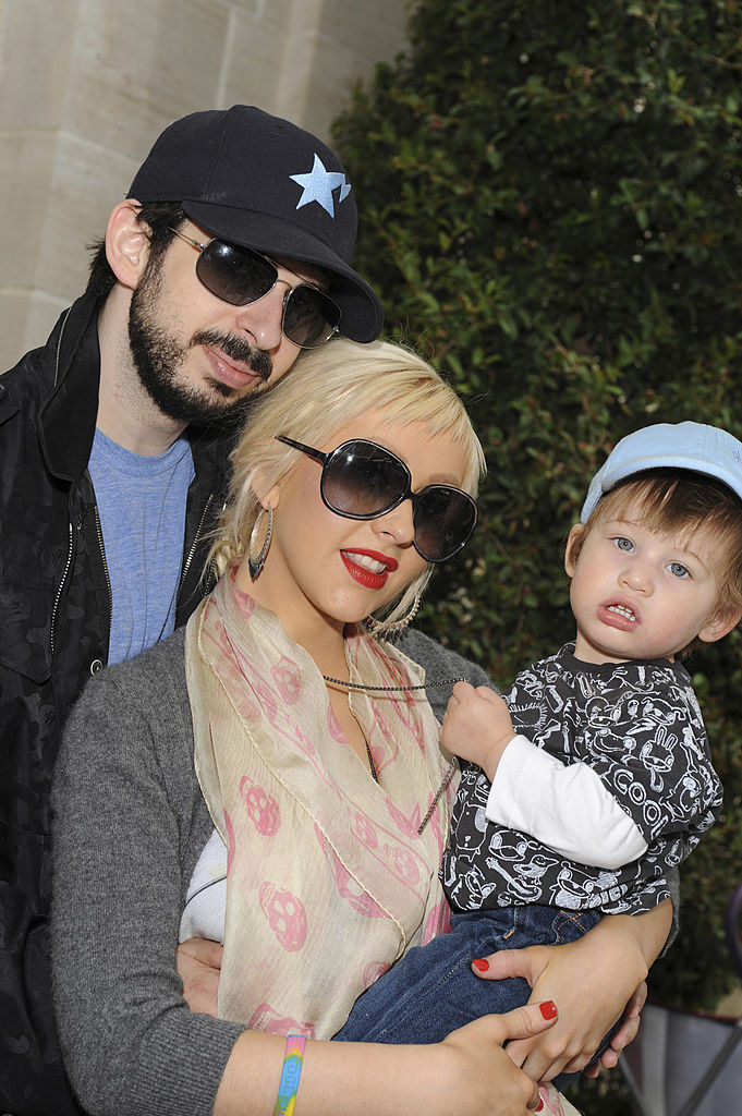 christina, her husband, and her young kid