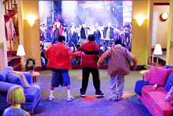 Characters dancing in &quot;Smart House&quot;