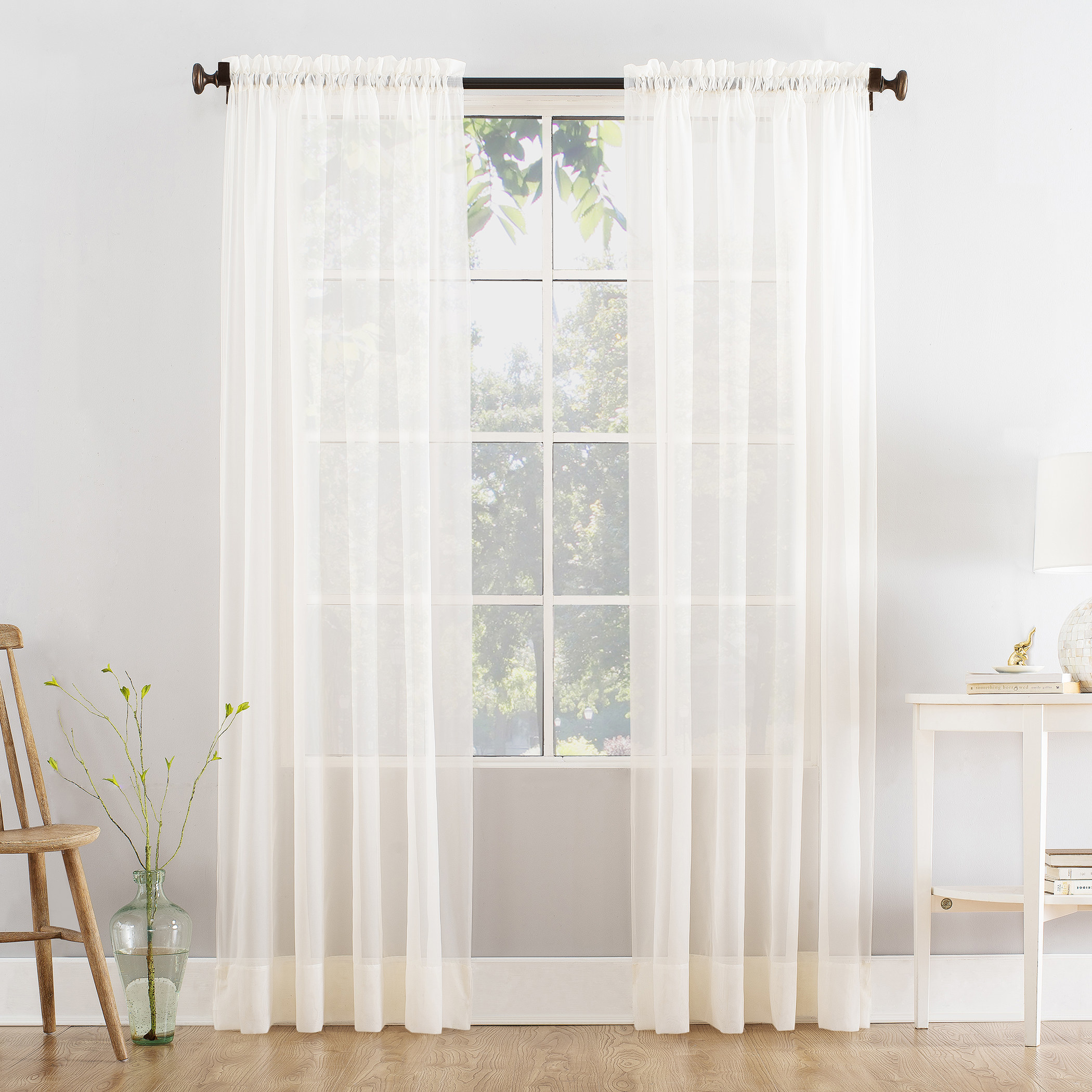 The curtains in the color Ivory