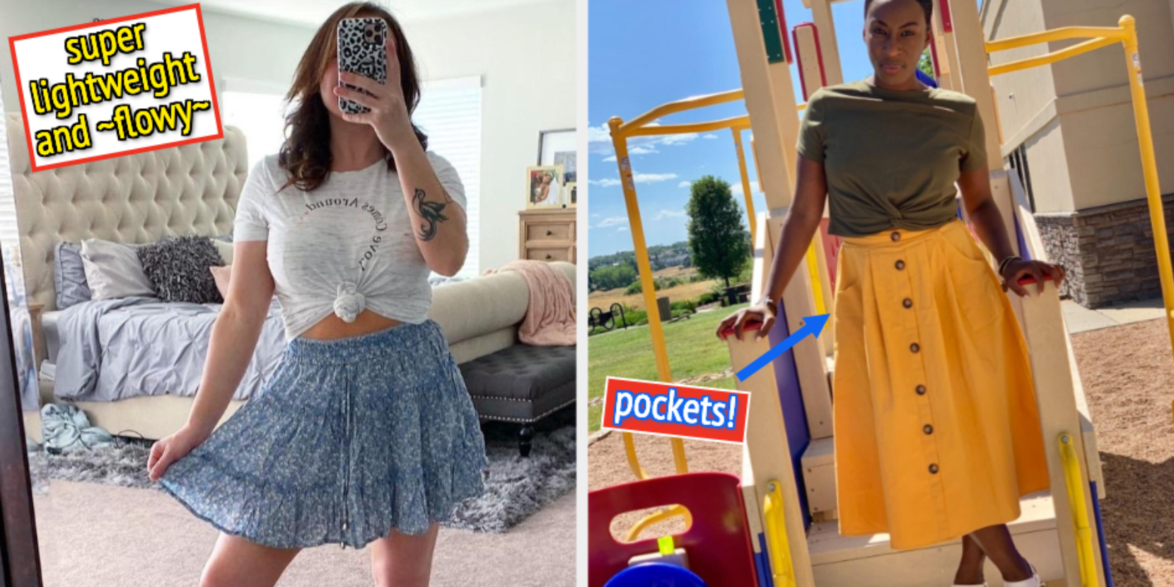 Denim skirt 2025 outfit quiz buzzfeed