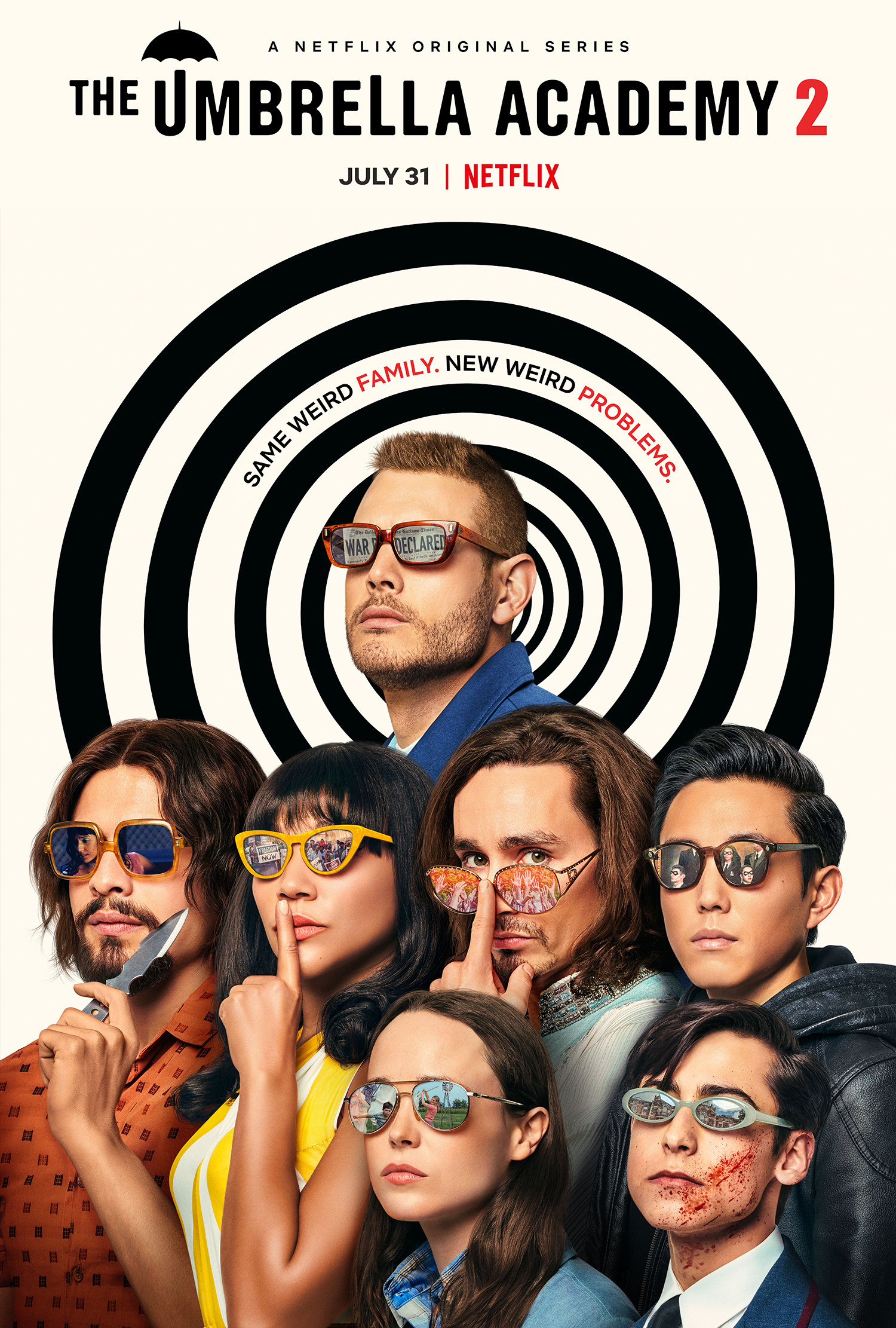 poster for Season 2 of &quot;The Umbrella Academy&quot;